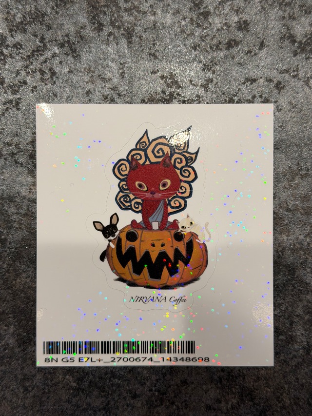 アシャラ&カル、カラ　ハロウィンverステッカー