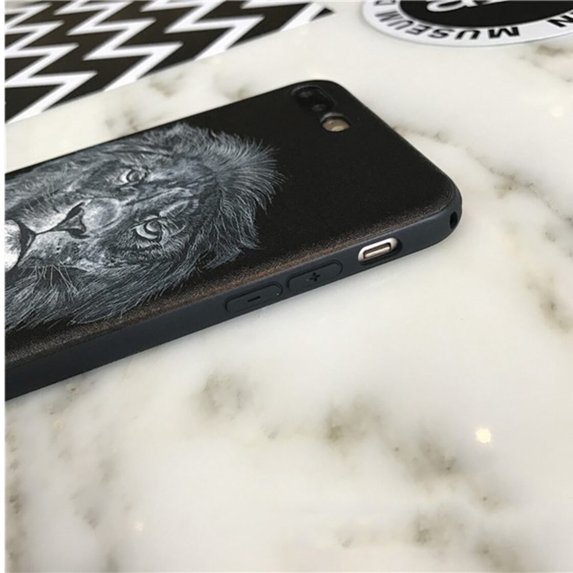 リアル ライオン イラスト アニマル iPhone シェルカバー ケース 