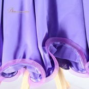 社交ダンス 衣装 スタンダードドレス ドレス ワンピース フロート レース グラデーション 紫 ピンク 光沢 デモ 競技 ダンス パーティ 発表会 無地 バングル ピンク系 パープル系 フロートスカート 競技用 おしゃれ モダン ダンス衣装 派手なドレス 華やか グラデーションドレス