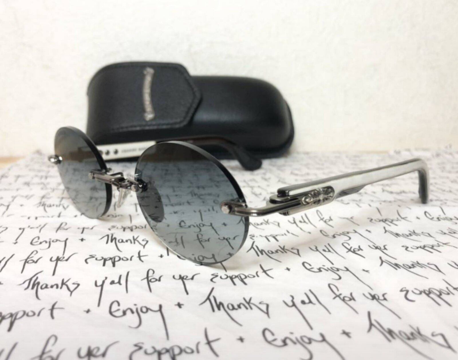 CHROME HEARTS クロムハーツ パヴェダイヤ ホワイトエボニー DEEPⅢ アイウェア メガネ