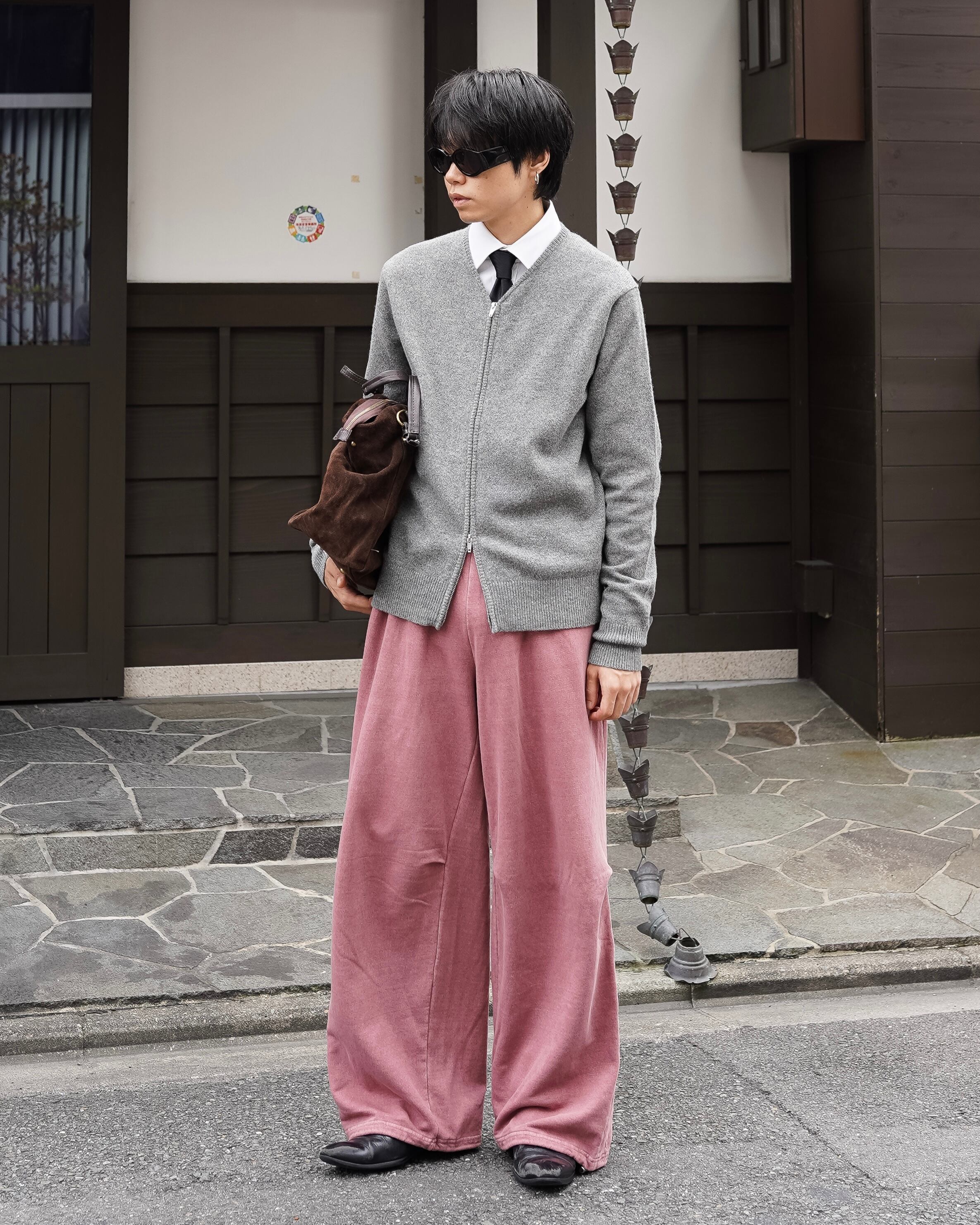 最終値下げ】JUHA PYTHON WIDE PANTS 暖まり グレー / サイズ4