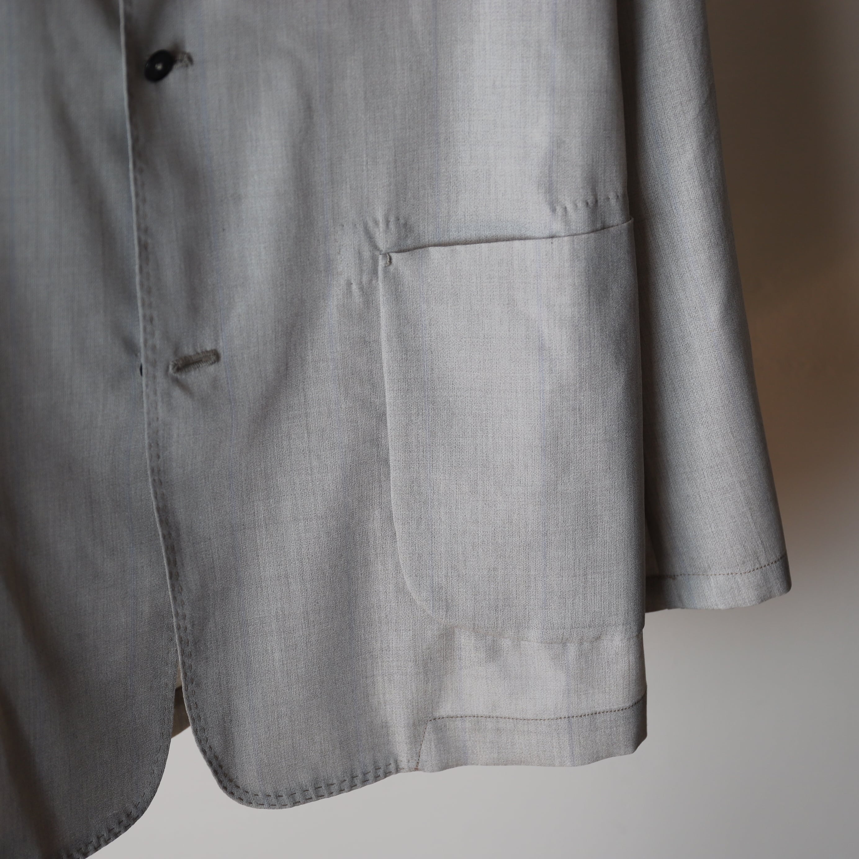 MAATEE&SONS / NOT A PLAIN JACKET / 俺のsummer wool / MIX GRAY