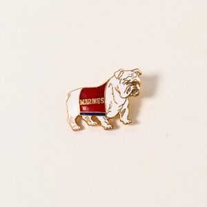 Vintage 70's U.S. MARINES Bulldog Pins