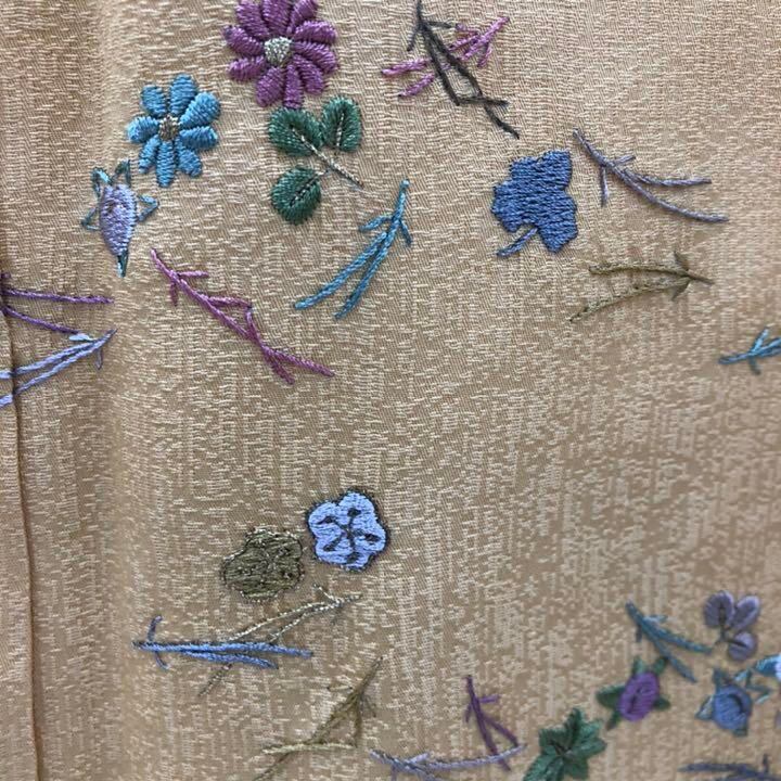 1895 未使用品 刺繍 訪問着 松葉 梅 紅葉 銀杏 | Donfamily