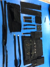 Vintage Messenger Bag black 【messenger03】