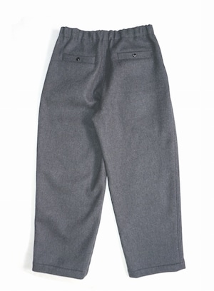 Wool Beaver Wide Easy Pants