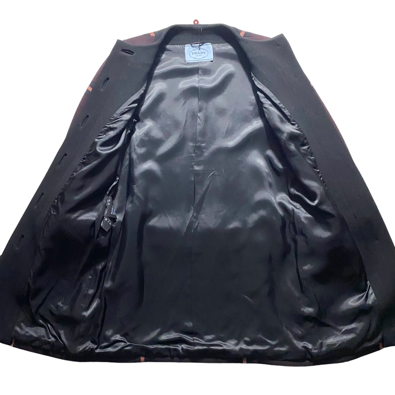 2011AW PRADA no collar wool coat