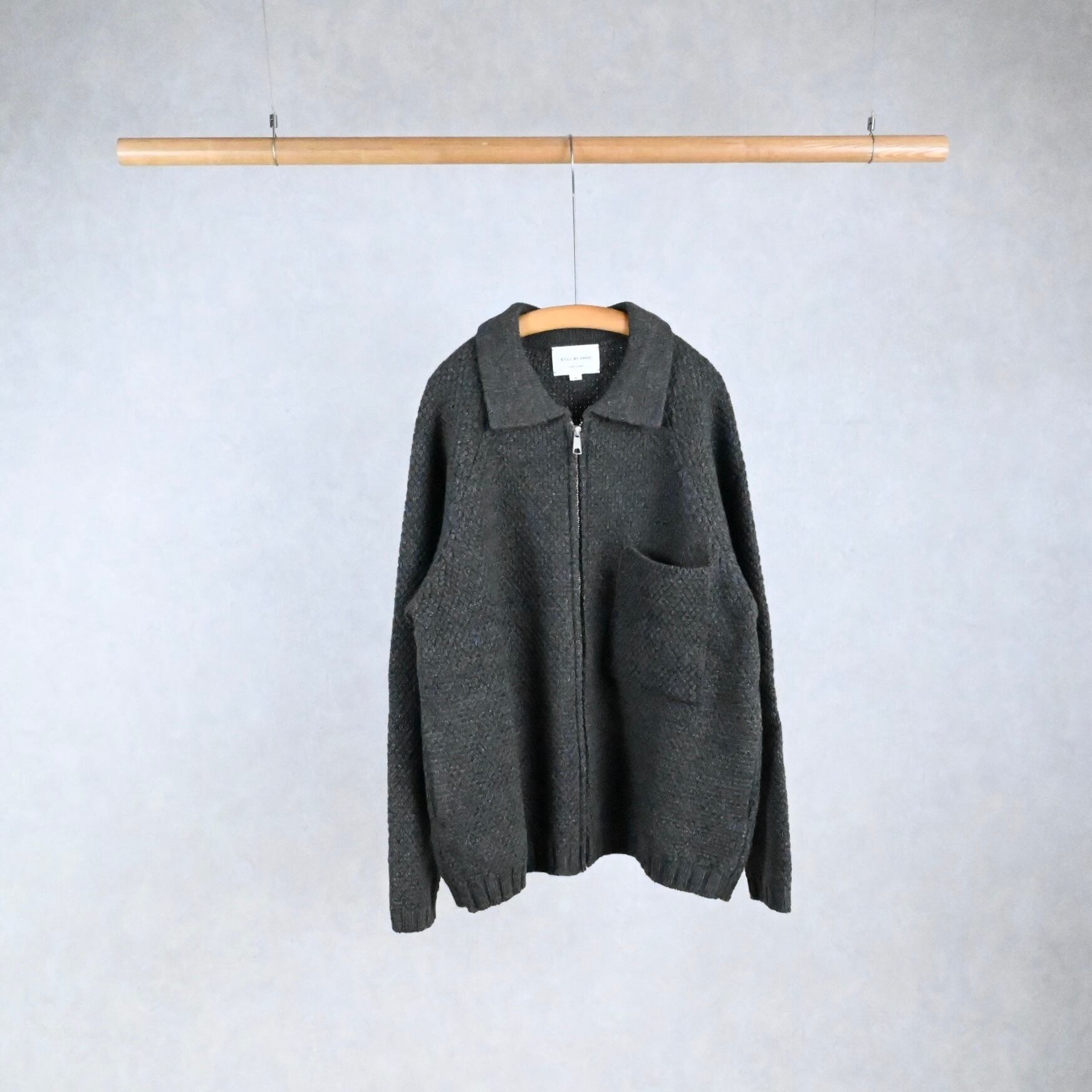 25AW》【STILL BY HAND】5G KNITTED BLOUSON スティルバイハンド