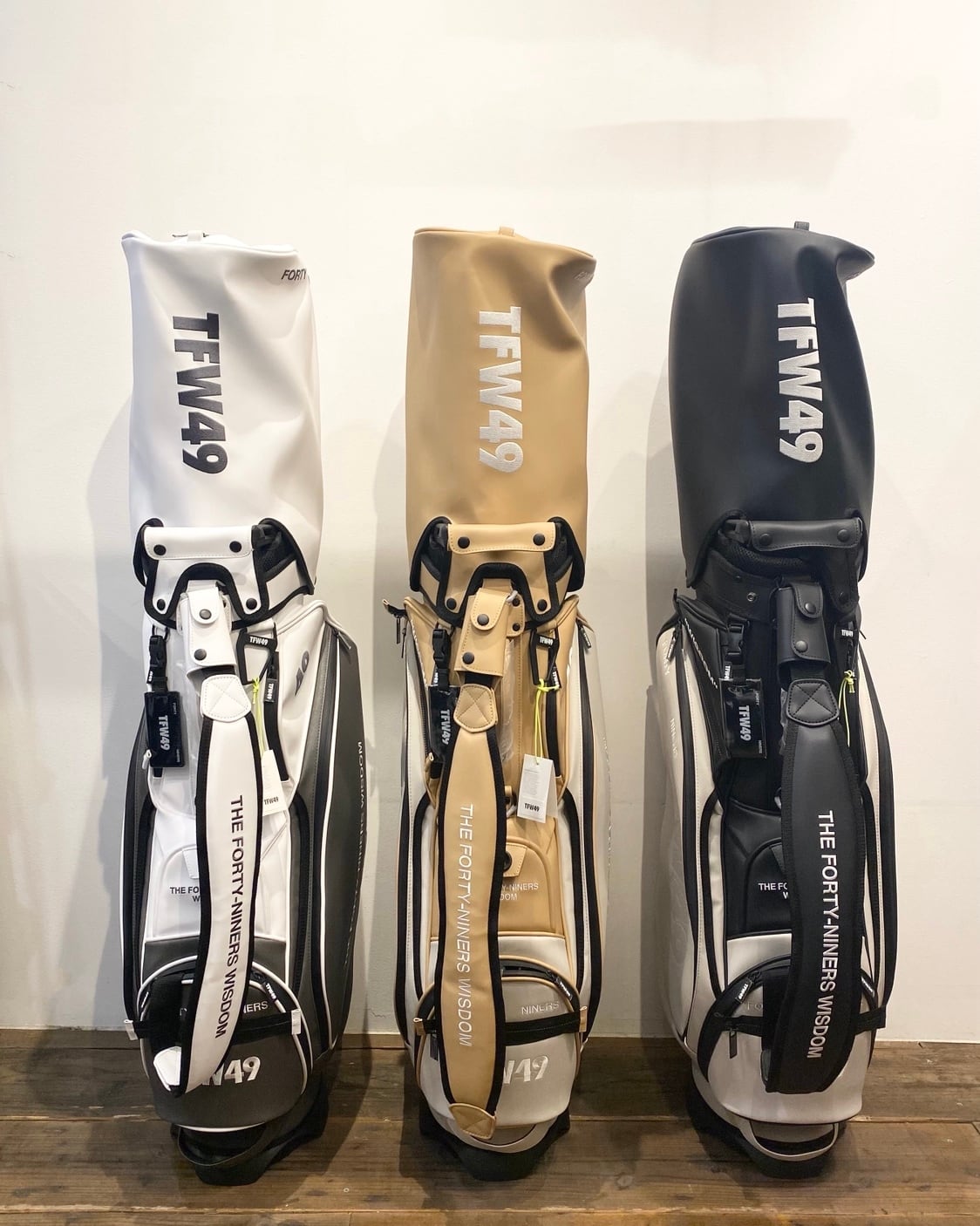 TFW49】LEATER CADDIE BAG | Sandy GOLF