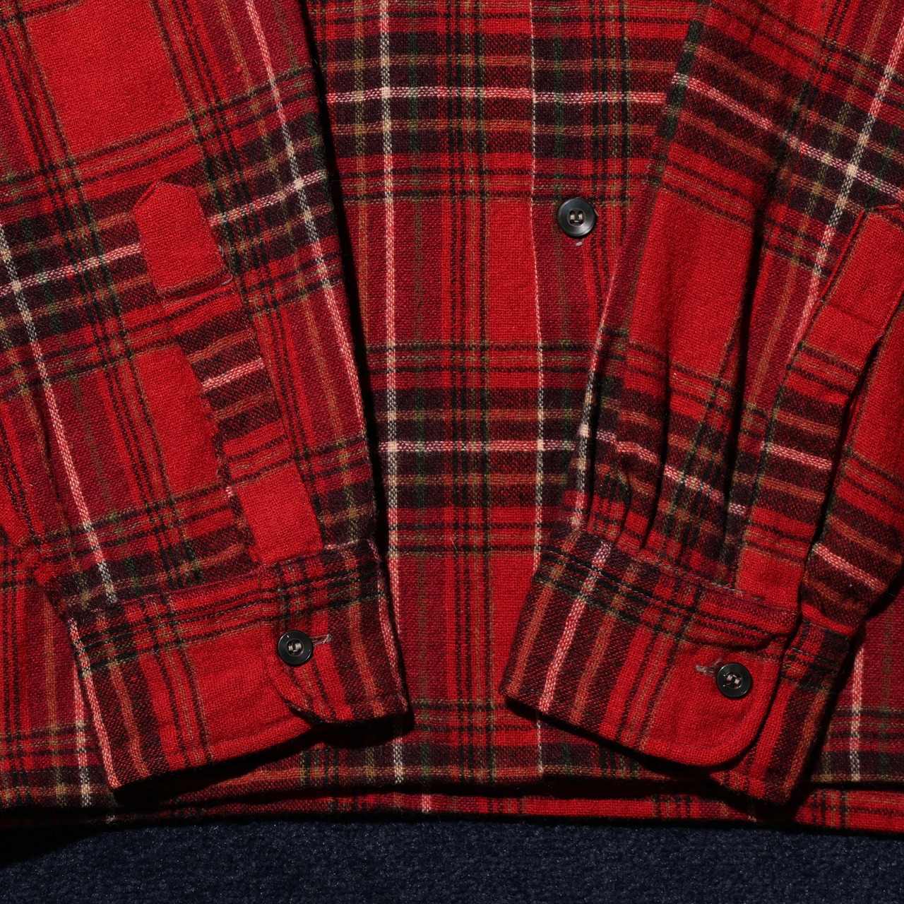 美品 L 60s 日本製 Sir-Perb Vintage Wool Shirt ヴィンテージ 長袖ウールシャツ