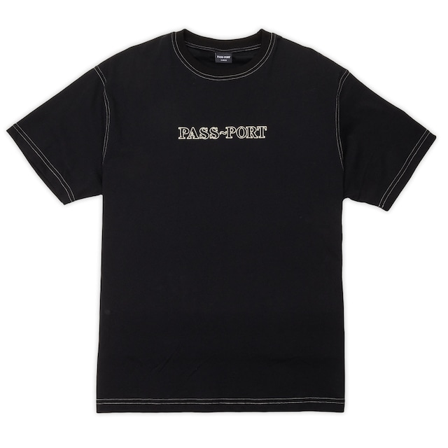 【PASS~PORT】Official Organic tee - BLACK