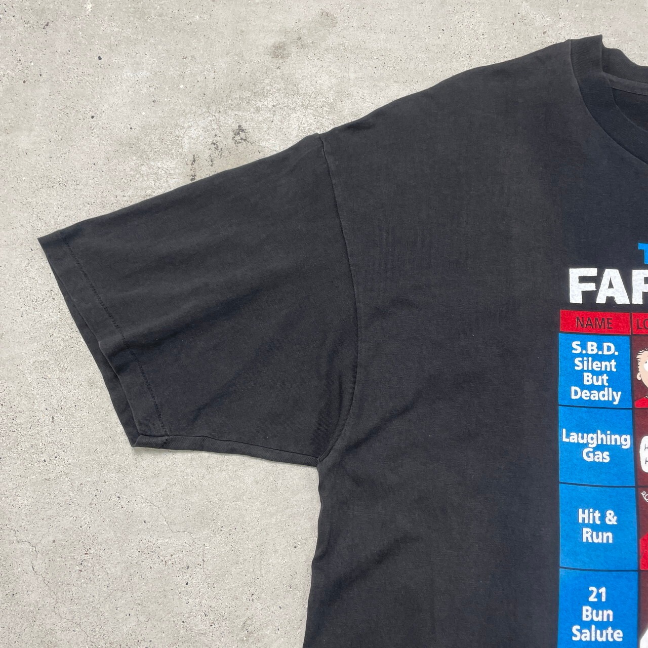 90年代 USA製 The official FART CHART 公式おならチャート表 アート 