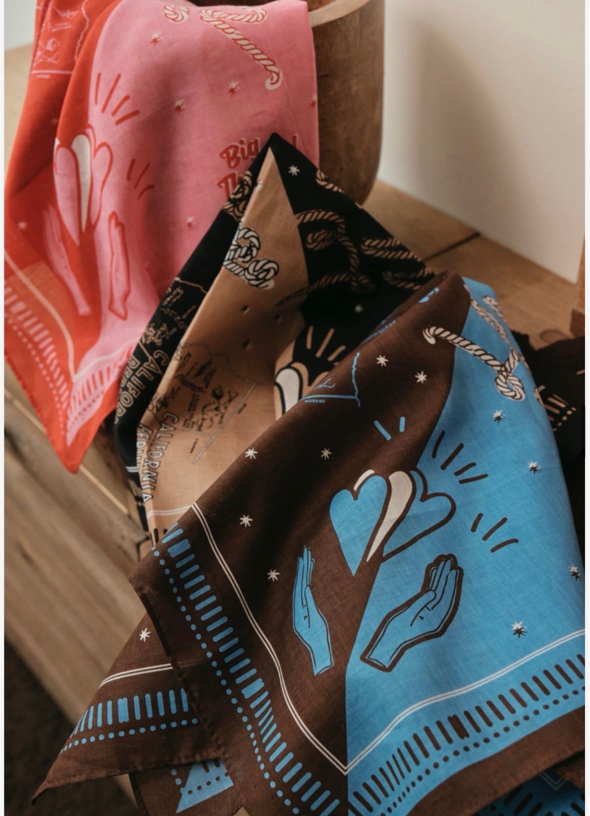 LE MELANGE ルメランジュ コットンカラーブロッキングストール 8628001