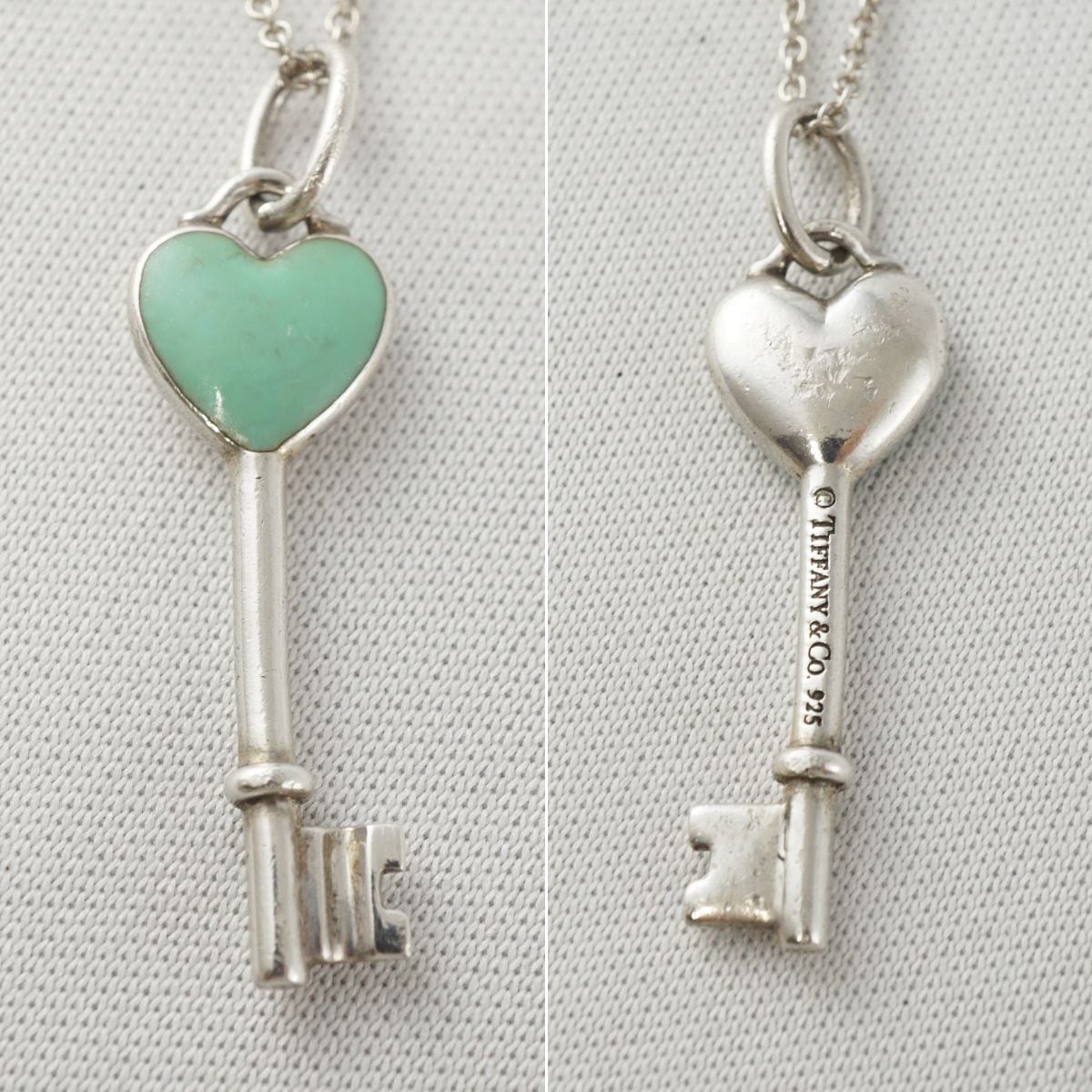 最初の TIFFANY&CO. ティファニーブルー キー ネックレス - vidaclube