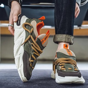 Mesh Lace Chunky Shoes【B0555】