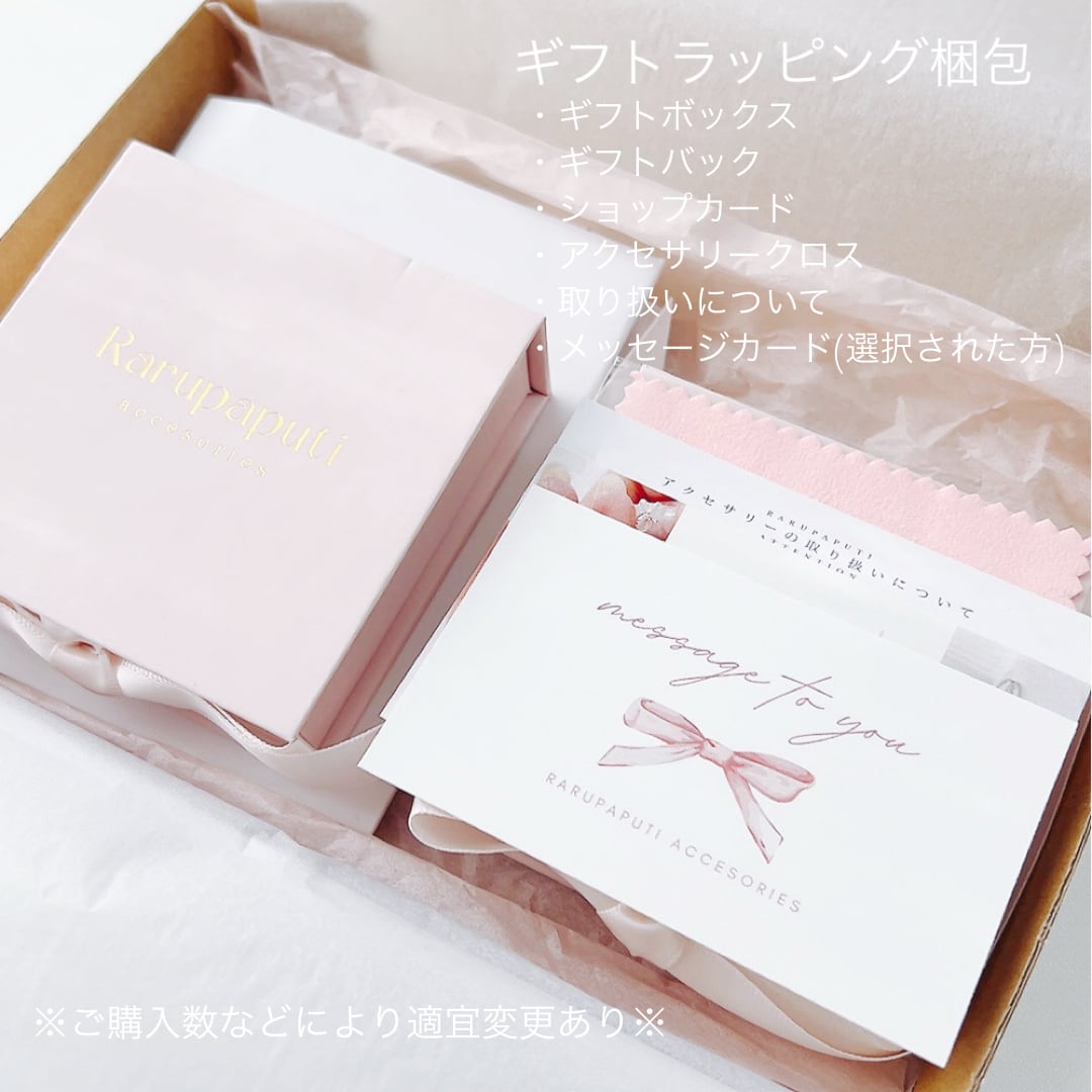 ジルコニアフラワードロップ | Rarupaputi