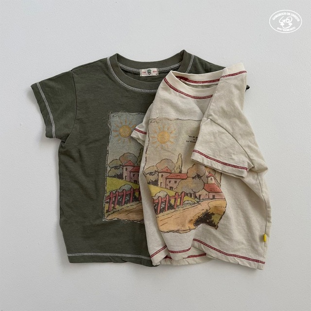 【取寄】gou｜frame tee｜フレームT｜XS-JL｜kids&jr｜26 summer