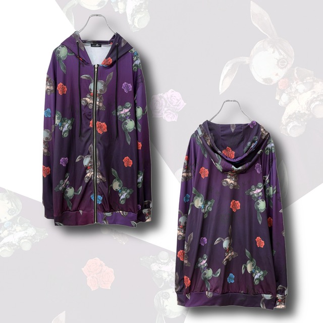 《BASEショップランキング1位記念祭》GRADATION LIGHT ZIP OUTER【BUNNY×ROSE】