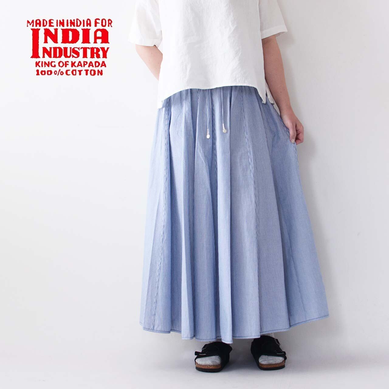 INDIA INDUSTRY [インディアインダストリー] COTTON CIRCULAR SKIRT 