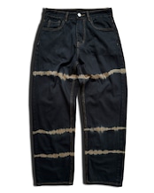 【 数量限定販売 】黒染めタイダイカラーデニムジャケット 道なき道