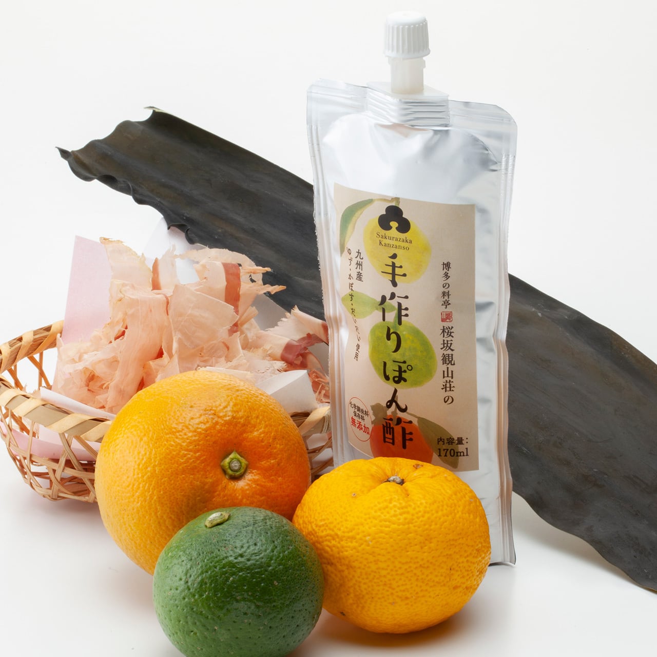 博多の料亭 桜坂観山荘の手作りポン酢 | kanzan