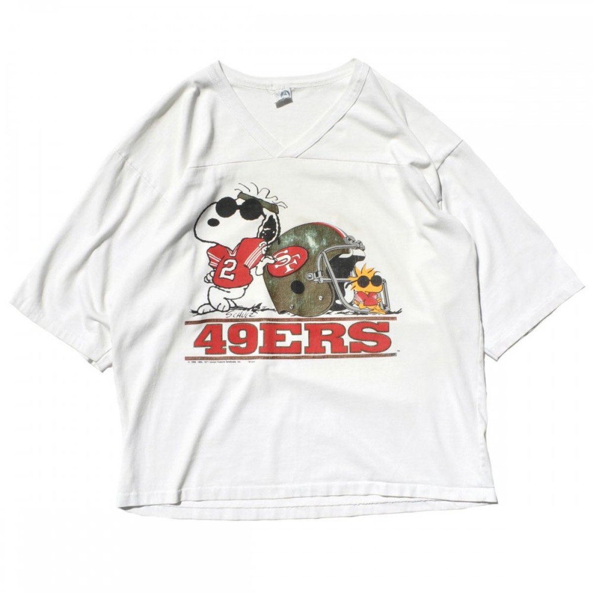 Vintage Football Snoopy T-shirt [49ERS] [1970s ~ ARTEX] | beruf
