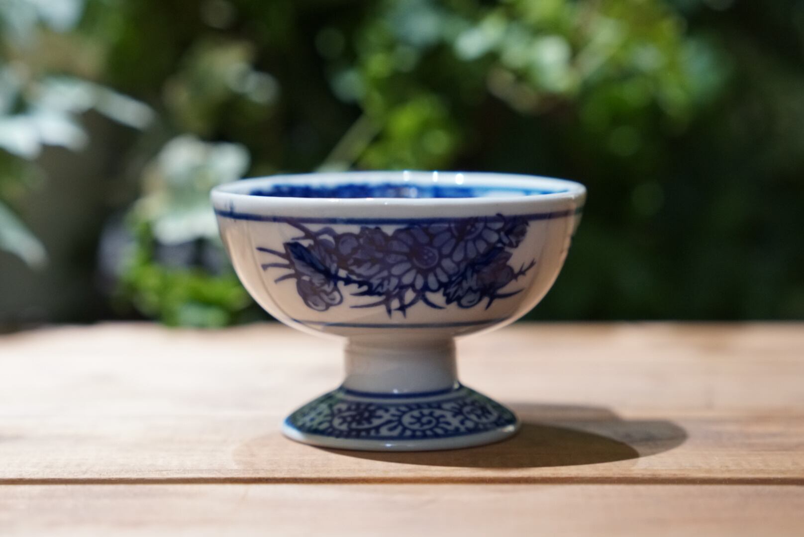 青い和花のアイスカップ(小サイズ)