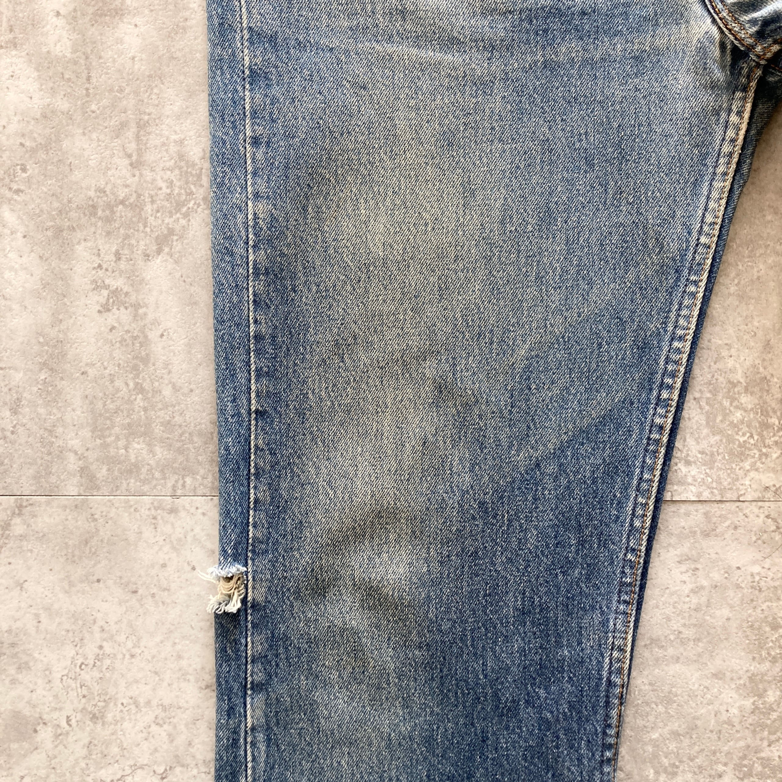 W34 L34】90's US.Levis 501 リーバイス サンベニート工場(553) ボタン