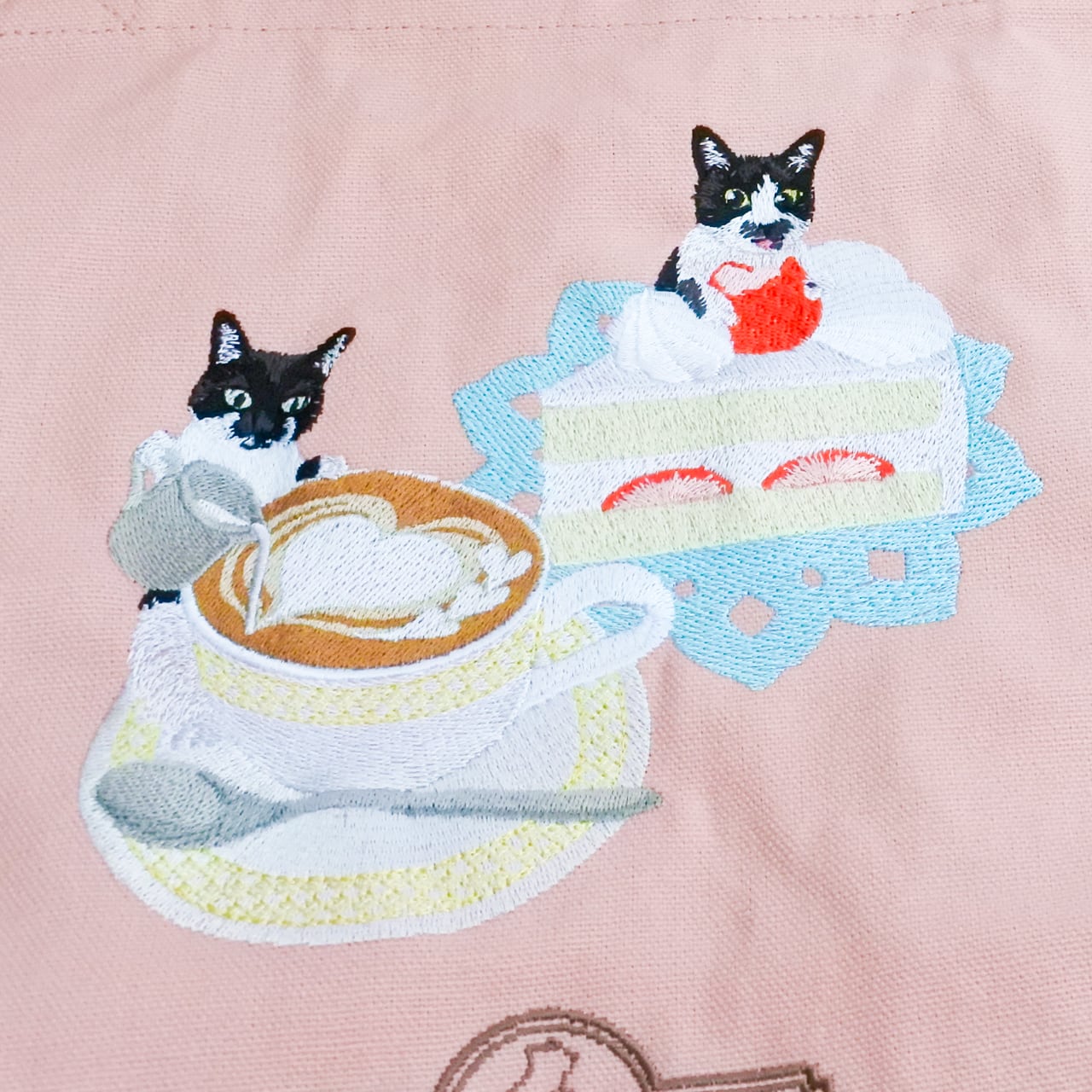 喫茶コイトネコ｜うちの子刺繍トートバッグ | コイトネコ