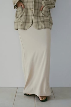 ànuke Georgette Pencil Skirt ジョーゼットペンシルスカート Ivory