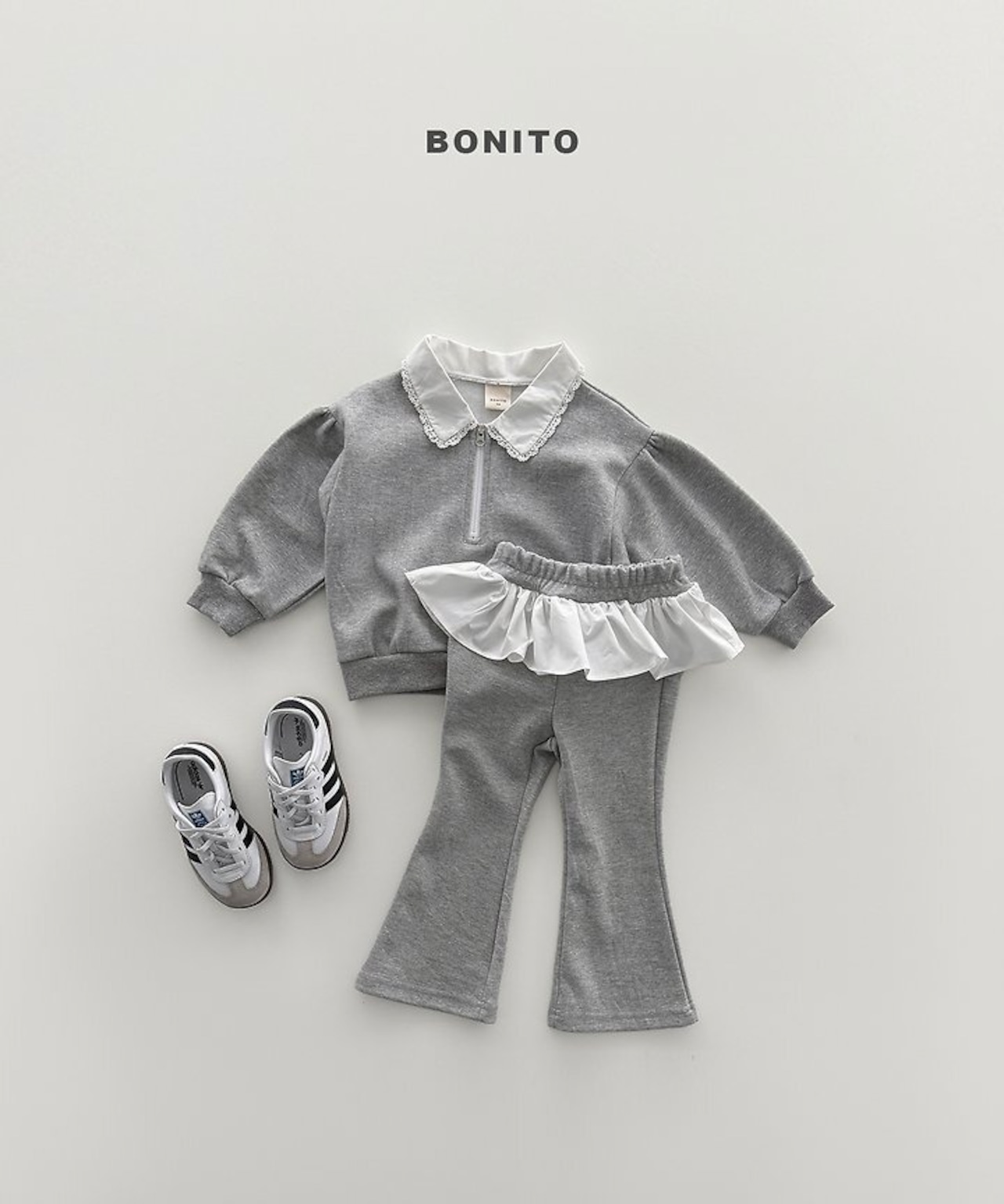 【取寄/韓国直送】BONITO 26/AT ショーリングカラージップアップセット|夏服|韓国子供服