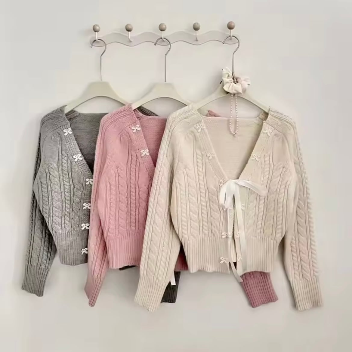 ロマンティックリボンカーディガン