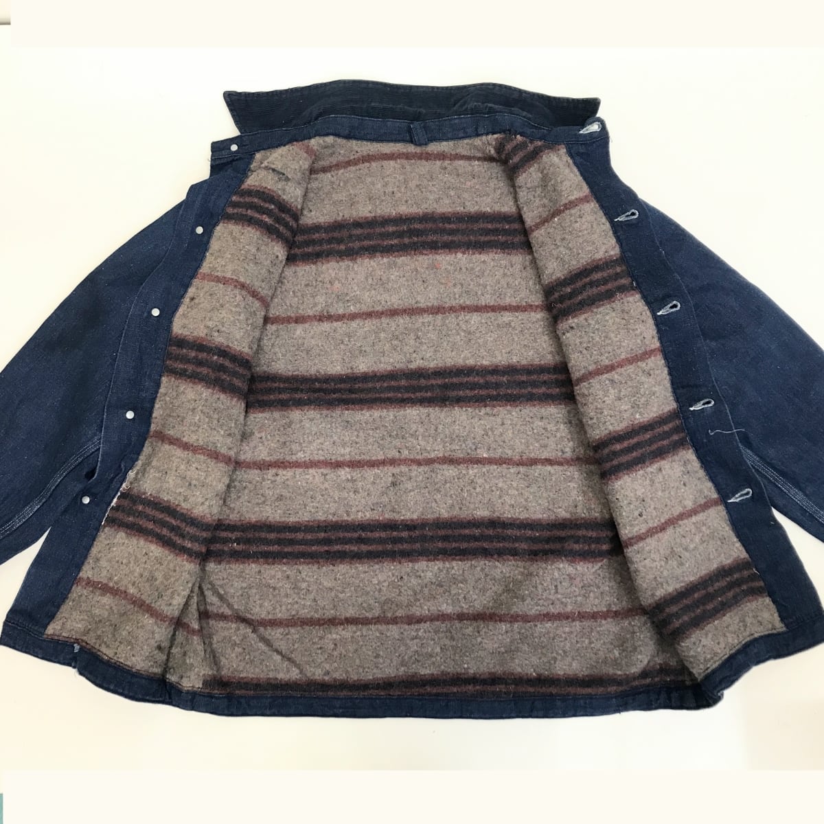 US VINTAGE UNKNOWN 60年代 あたり 裏ブランケットライナー付き US VINTAGE UNKNOWN 60年代 あたり 裏ブランケットライナー付き