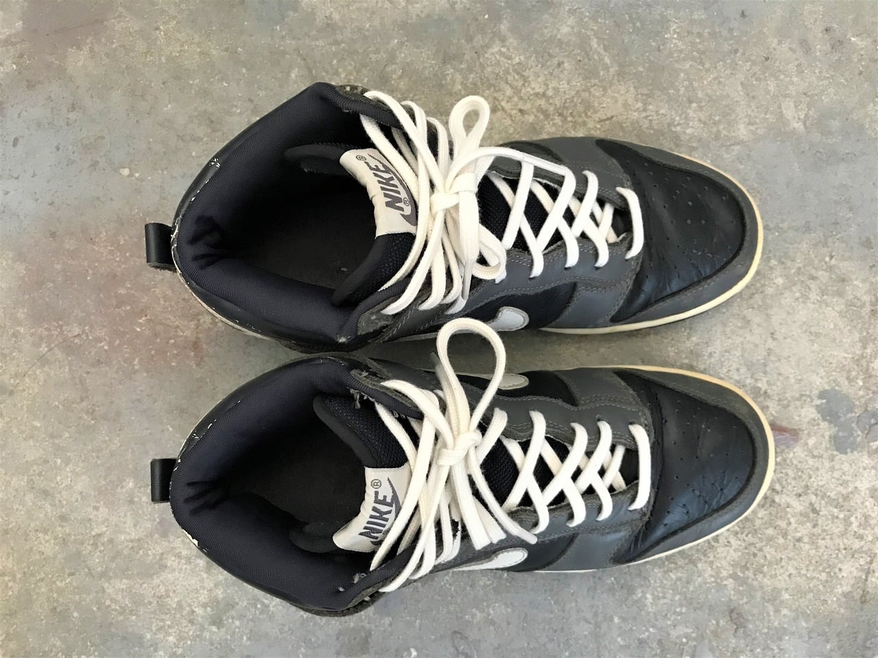 2002 NIKE DUNK HI LIGHT GRAPHITE/DARK OBSIDIAN | AFTER DARK