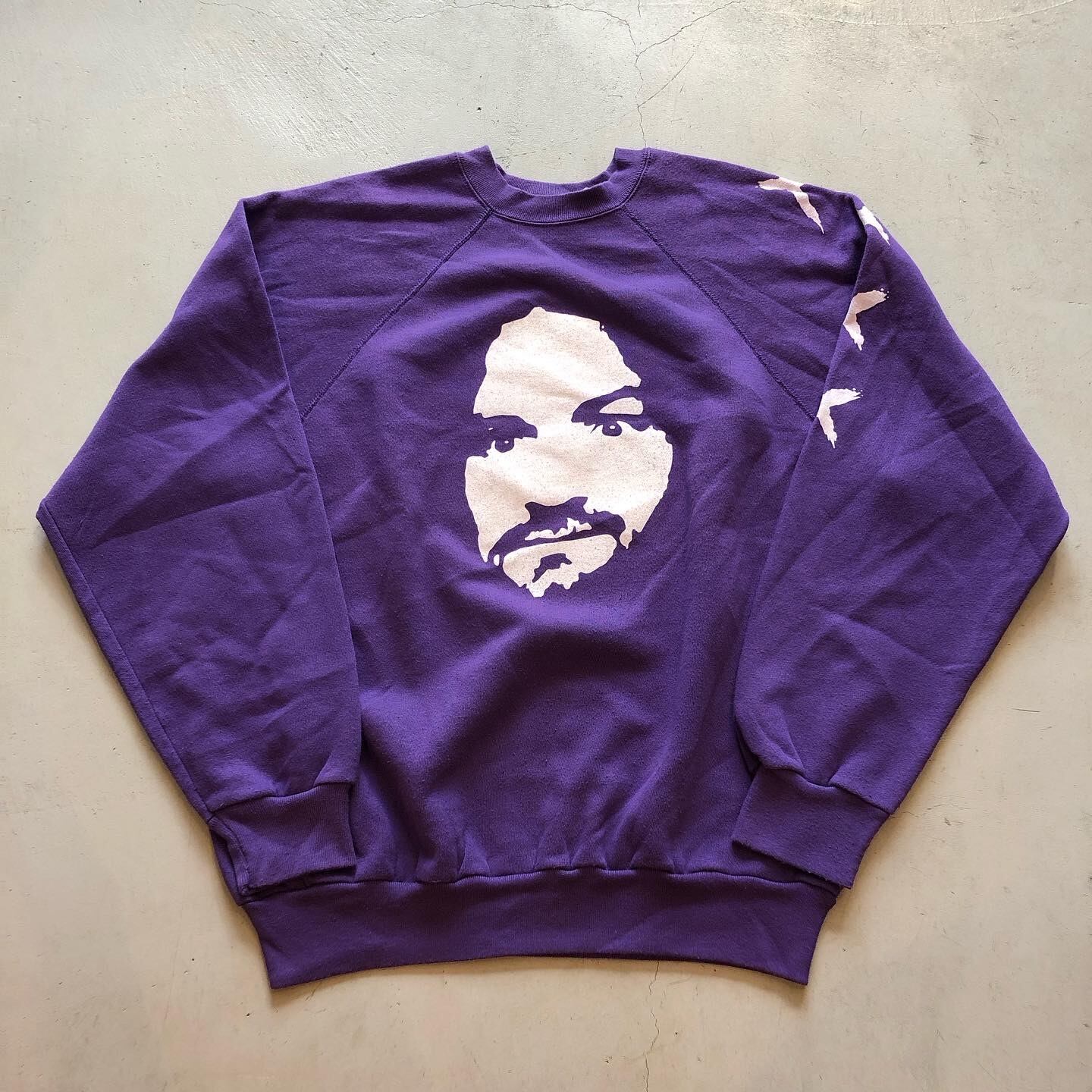 90s Charles Milles Manson print sweat【高円寺店】 | What