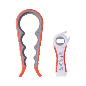 【新着特価】コモライフ ふた開け楽ちんオープナー 4in1 栓抜き 瓶 オープナー 2個セット 蓋開け キャップ ジャー ボトル