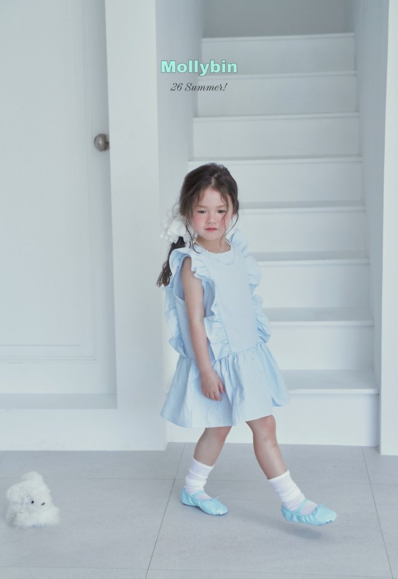 [Mollybin] Bubble Frill Dress / [몰리빈] 버블프릴원피스