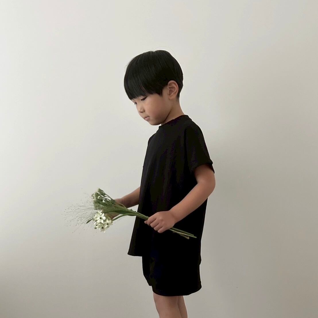 80-140 / black sarasara set up〔ブラックサラサラセットアップ〕