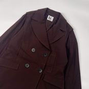 t.b センソユニコ ダブル テーラードジャケット 40/ダークブラウン レディース