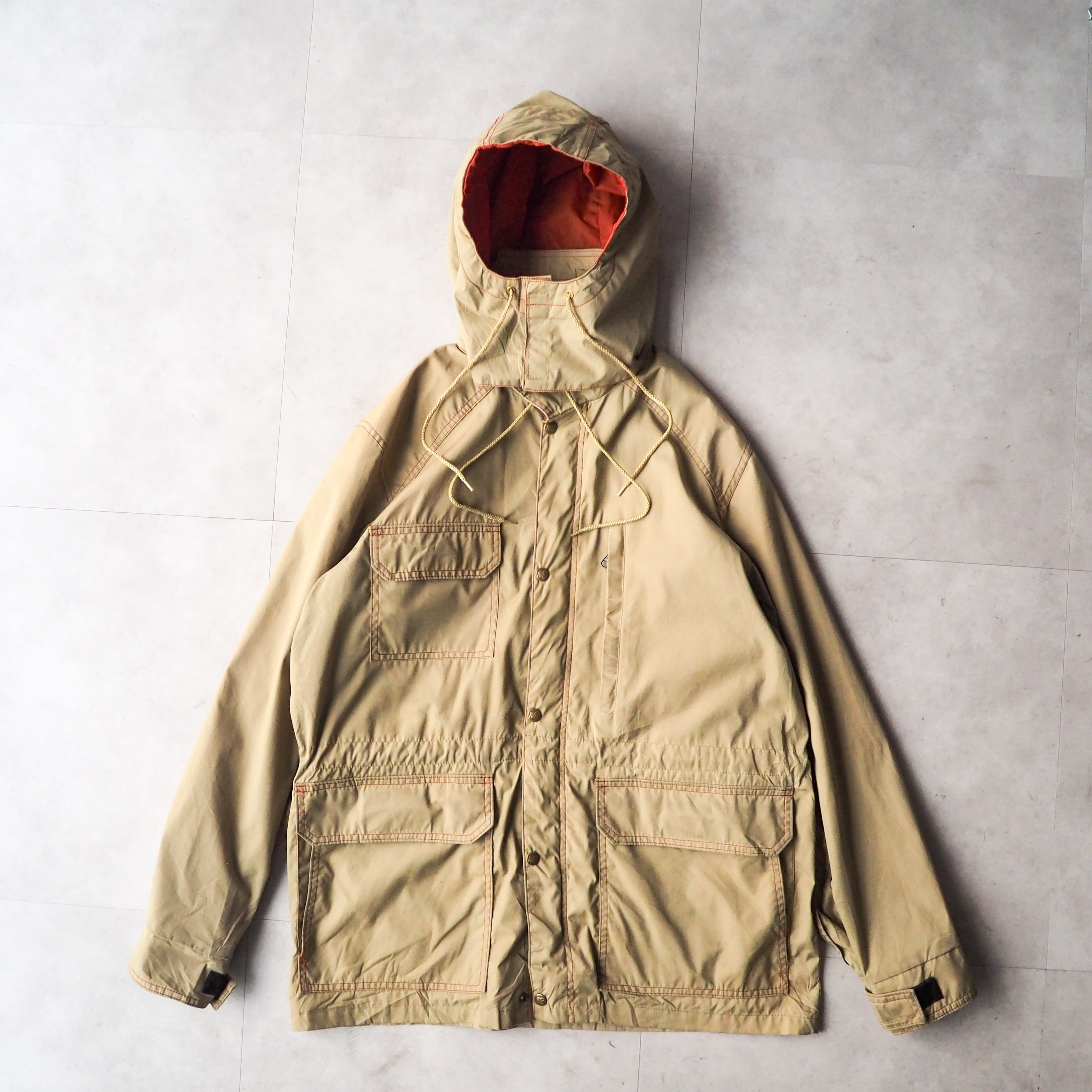 70s-80s “EDDIE BAUER” - storm shed - mountain parka made in USA 70年代 80年代  エディーバウアー マウンテンパーカー USA製 1枚袖