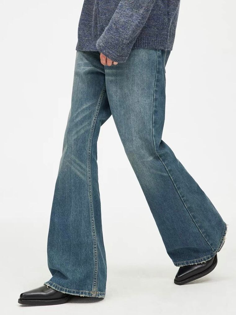 Washed Flare Denim | MODE SPACE