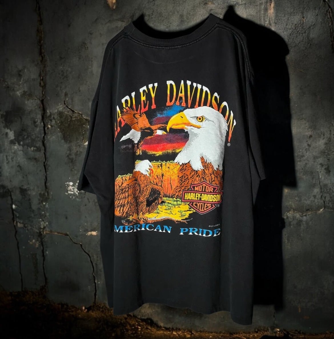 80s〜90s/ヴィンテージ/ハーレーダビッドソン Tシャツ 80s〜 USA】Harley-Davidson Vintage Pocket Tee ハーレーダビッドソン