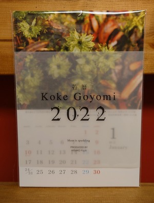 苔暦2022　カレンダー（値下げしました）