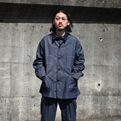 INTERIM(インテリム)衿レザー、ヘラクレスカバーオール