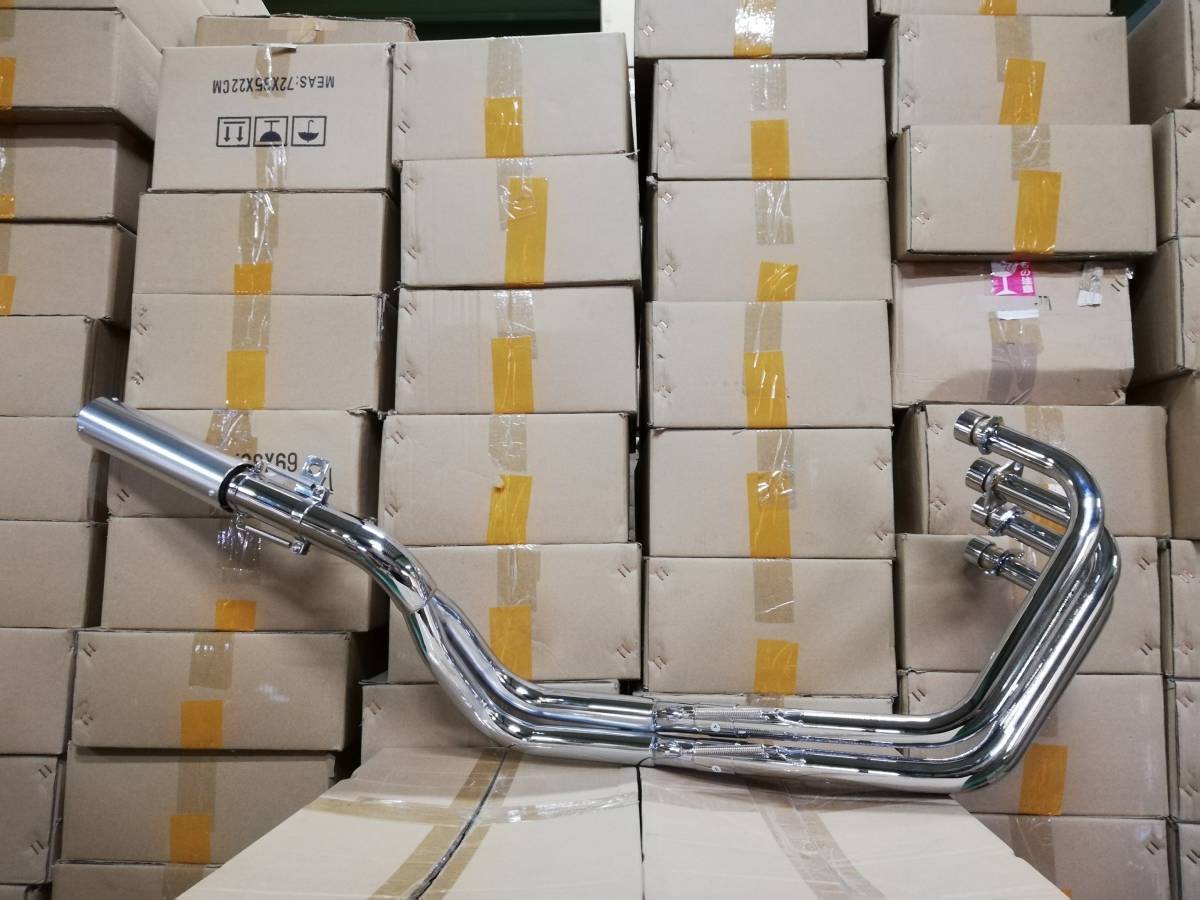 美品☆JADE ジェイド250 メッキ ロングタンデムバー＆レンサル