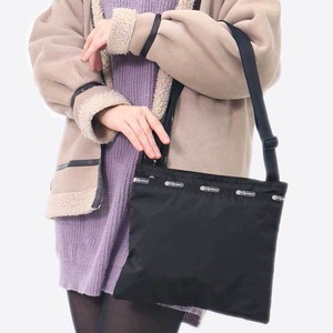 レスポートサック LeSportsac ショルダーバッグ レディース 無地 サコッシュ ブラック 1300 C509