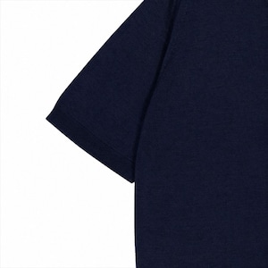 ★定価101,200円・新品未使用★ジョンスメドレー ZANDER ザンダー 至高のシルク×カシミヤ ニットポロシャツ ロイヤルネイビー Sサイズ