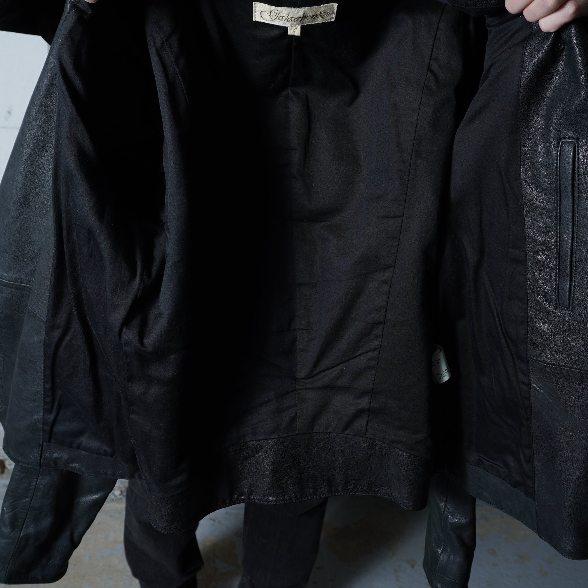 Galaaben】 ガラアーベント dark wear ラムレザーダブルライダース