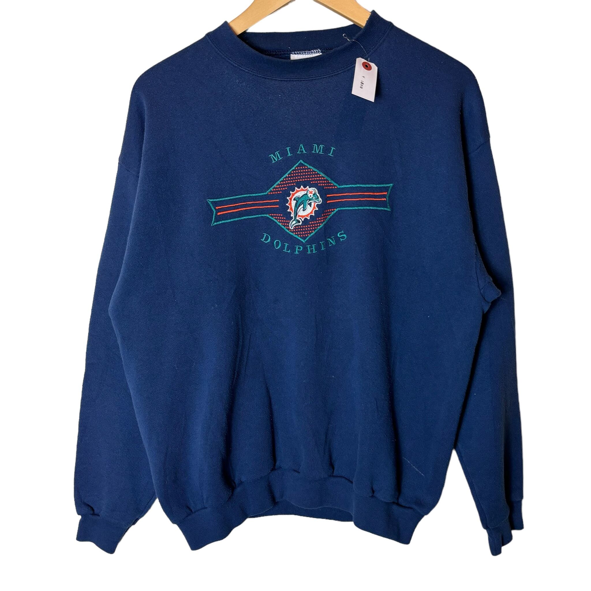 MIAMI dolphins スウェット チーム系 刺繍 L No.784