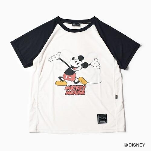 MMA×MICKEY "SUPER POWER" POLARTEC®︎ Raglan Tee (White_Black) 【30％OFF】